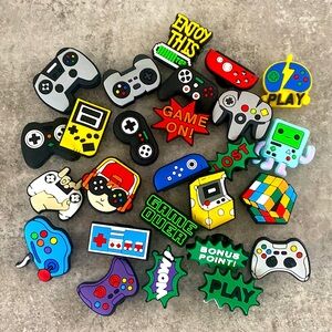 Game time croc charms